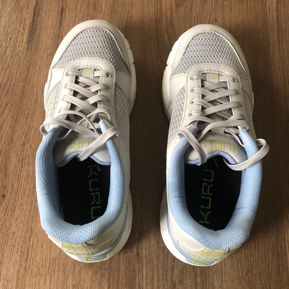 KURU Quantum 2 Dove Gray-Pale Lime-2.0 Sneakers Size 9 Medium Shoes - Picture 11 of 17